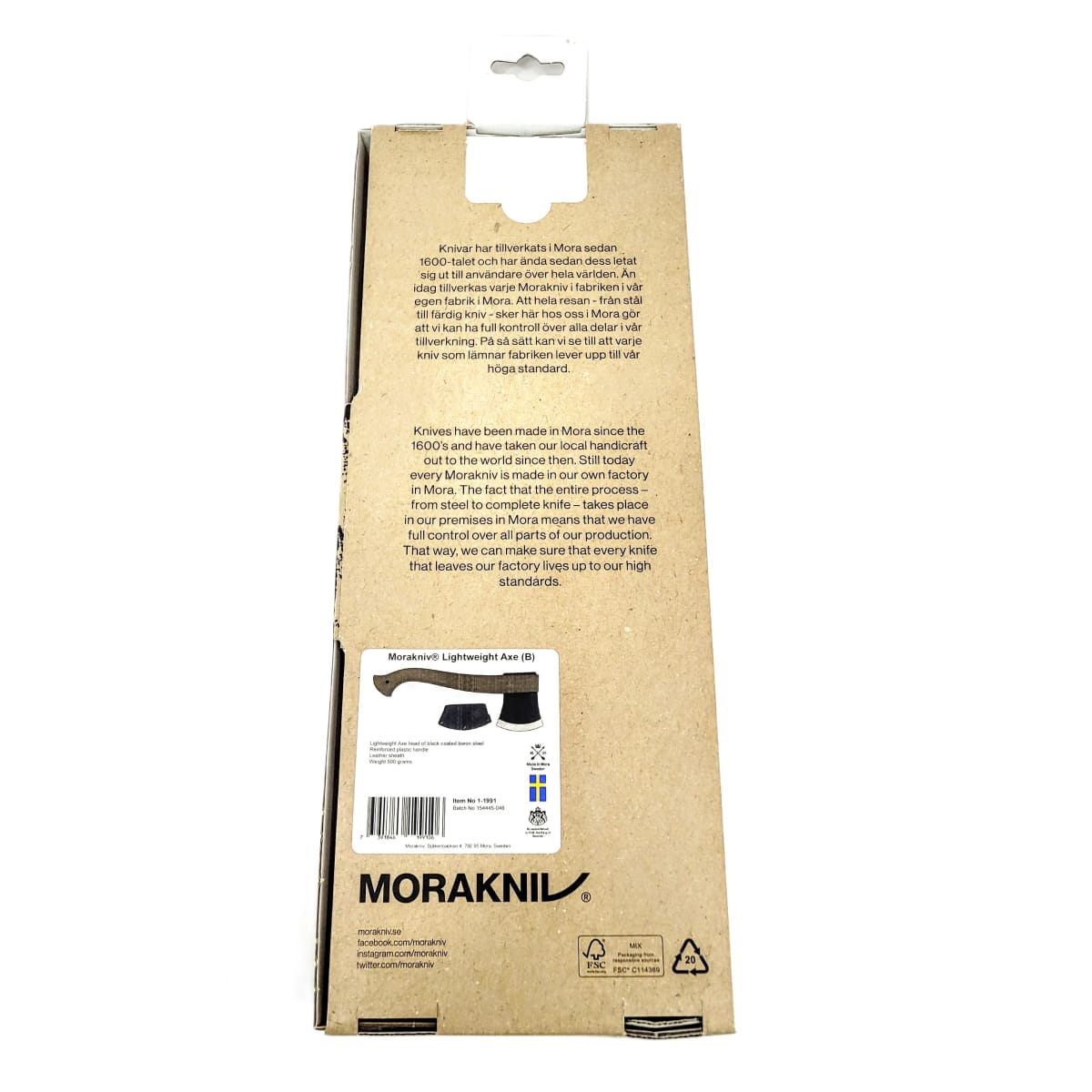 Hacha Lightweight (B) Morakniv Color Military Green8