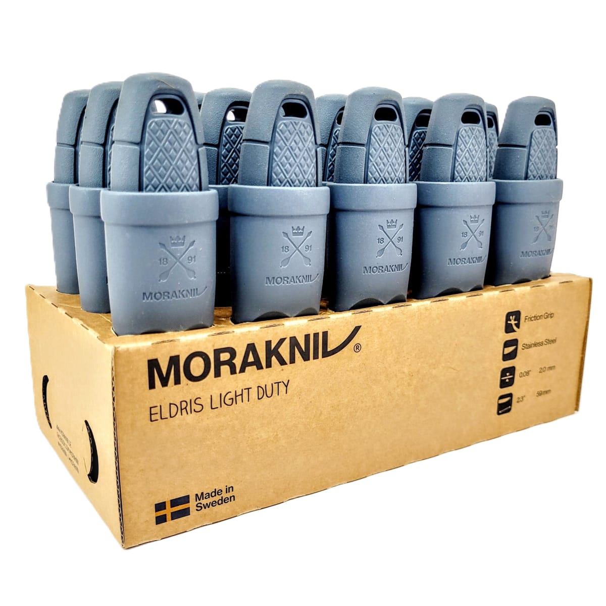 Cuchillo Morakniv 13897 Eldris LightDuty™ (S) Acero Inoxidable Color Dusty Blue5