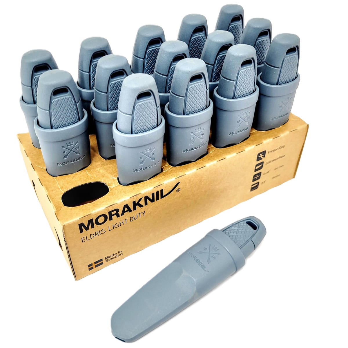 Cuchillo Morakniv 13897 Eldris LightDuty™ (S) Acero Inoxidable Color Dusty Blue6