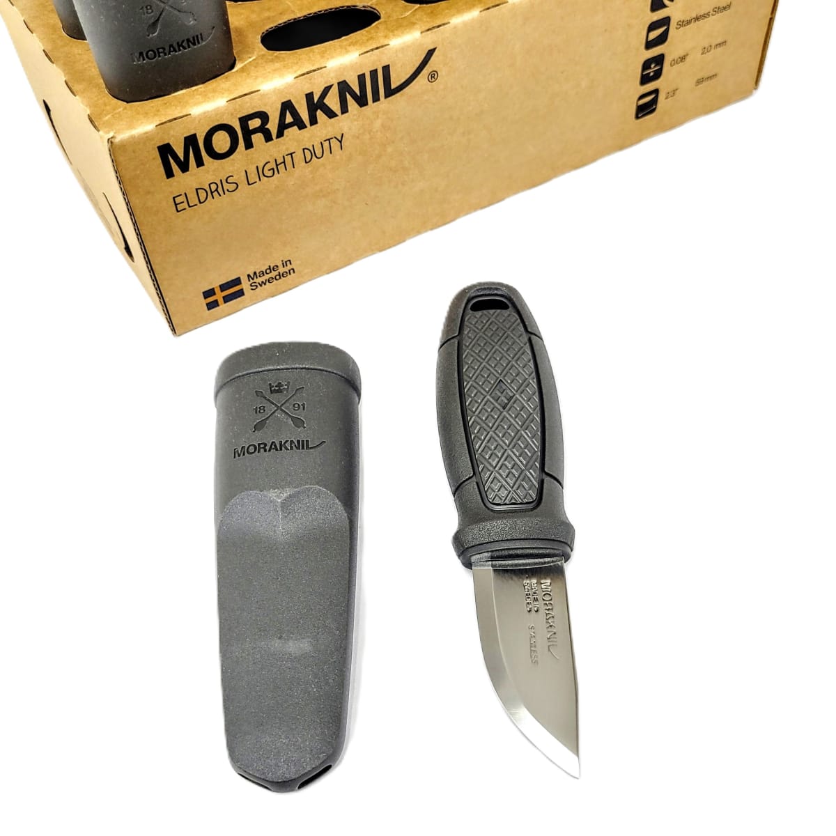 Cuchillo Morakniv 13899 Eldris LightDuty™ (S) Acero Inoxidable Color Dark Grey3