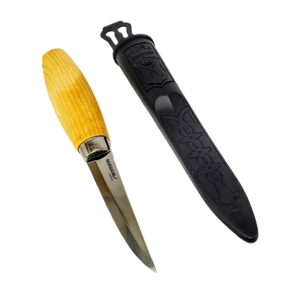 Cuchillo Morakniv para Tallado en Madera 106 (C) Acero al Carbono con Estuche13