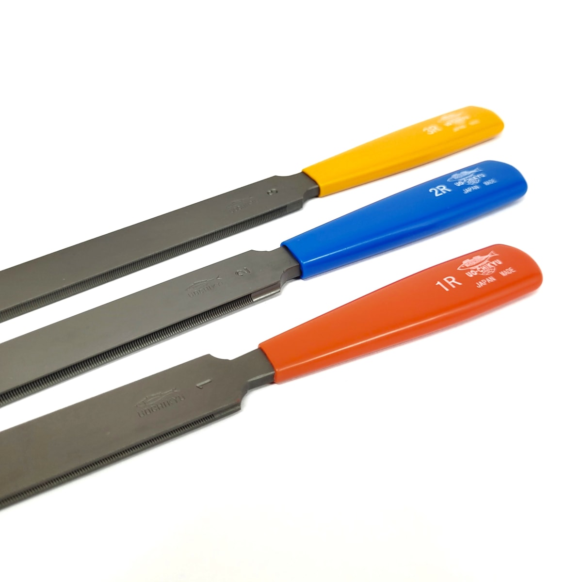 Set de Limas Japonesas para Coronar Trastes 5002 Set de 3 limas Fino Medium Jumbo Made in Japán4