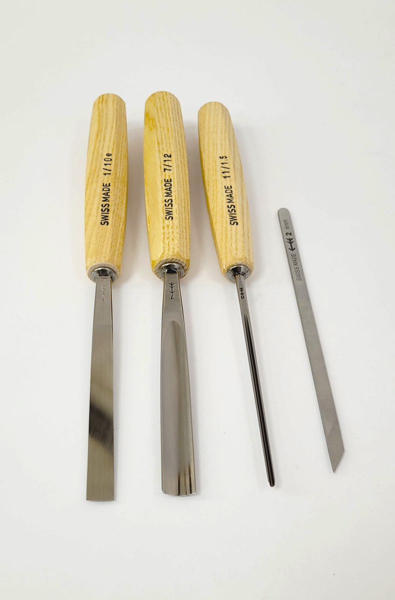 Set de Gubias Pfeil® Suiza 4 pcs + Estuche10