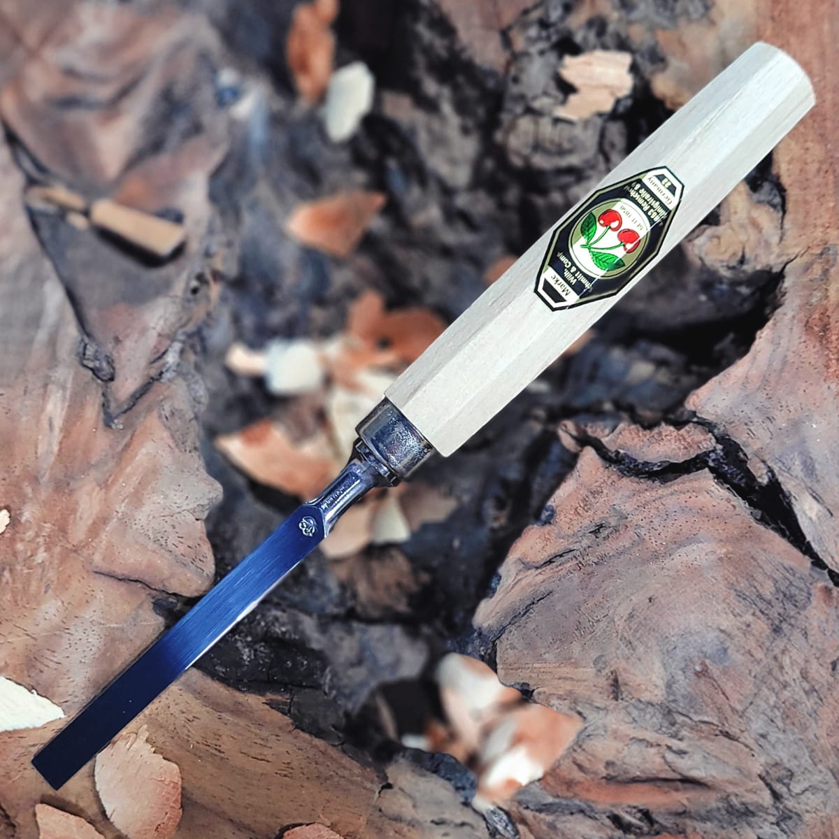 Set 3424 SB de 3 Mini Gubias y 1 Cuchillo Two Cherries para Xilografia y Tallado12