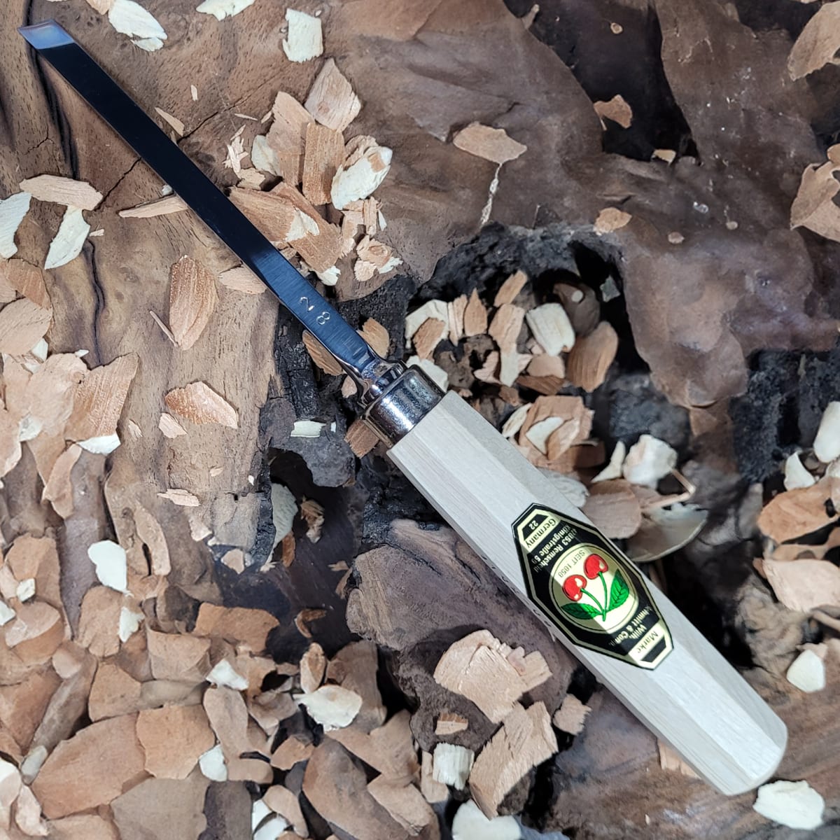 Set 3157 LRT de 12 Gubias 4 Mini Piedras de Arkansas y 1 Estuche de Cuero Two Cherries para Tallado23