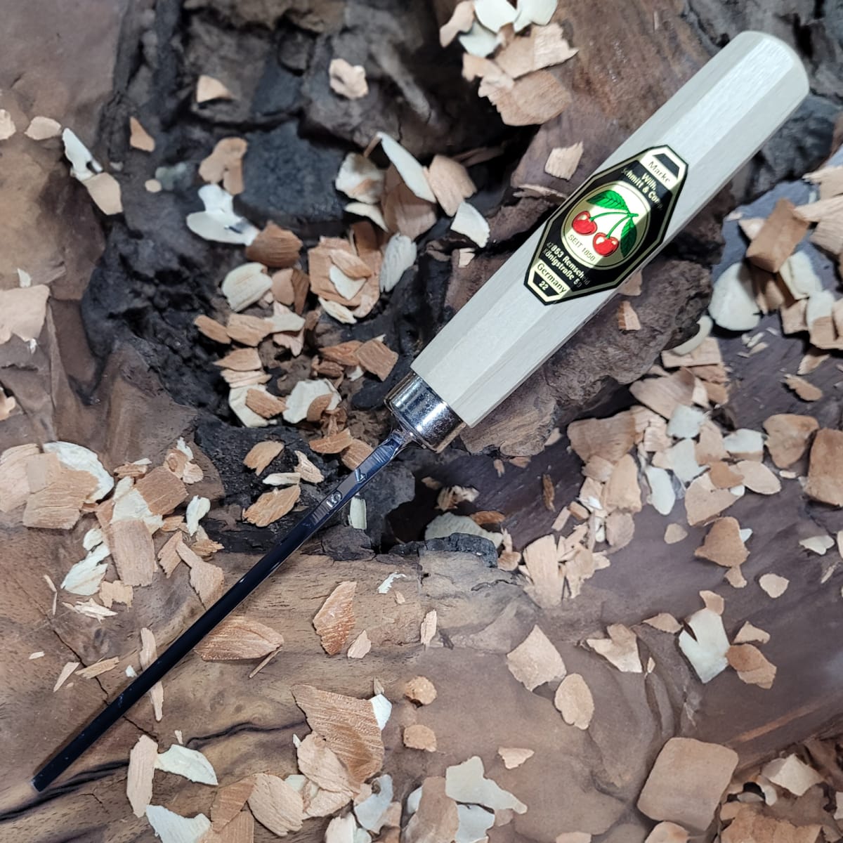 Set 3157 LRT de 12 Gubias 4 Mini Piedras de Arkansas y 1 Estuche de Cuero Two Cherries para Tallado29