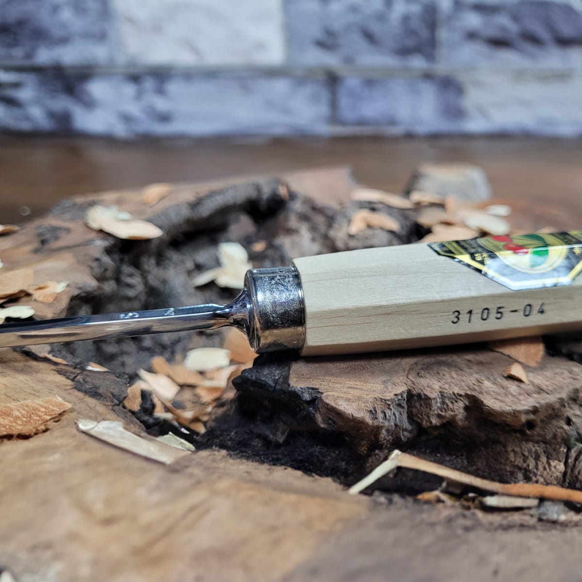 Set 3157 LRT de 12 Gubias 4 Mini Piedras de Arkansas y 1 Estuche de Cuero Two Cherries para Tallado30