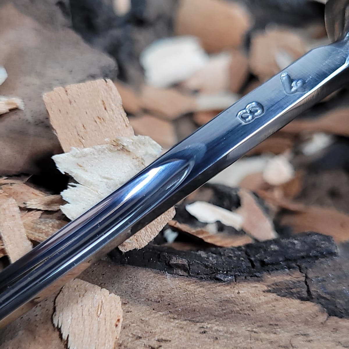 Set 3157 LRT de 12 Gubias 4 Mini Piedras de Arkansas y 1 Estuche de Cuero Two Cherries para Tallado47