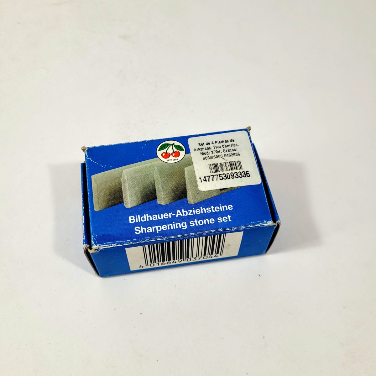 Set de Mini Piedras Multiformas de Arkansas 3704 Two Cherries de Doble Grano 6000/8000 (Open Box) 0