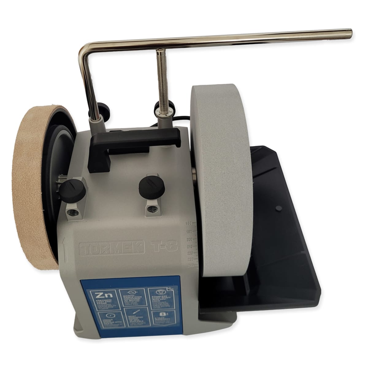 Pack Afiladora Tormek TORMT8 con Kit de Guias de Afilado HTK-1006 y TNT-80816