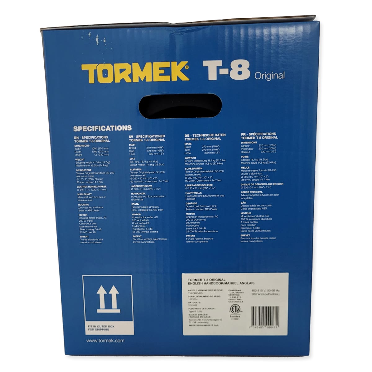 Afiladora Profesional Tormek T8 para Herramientas17