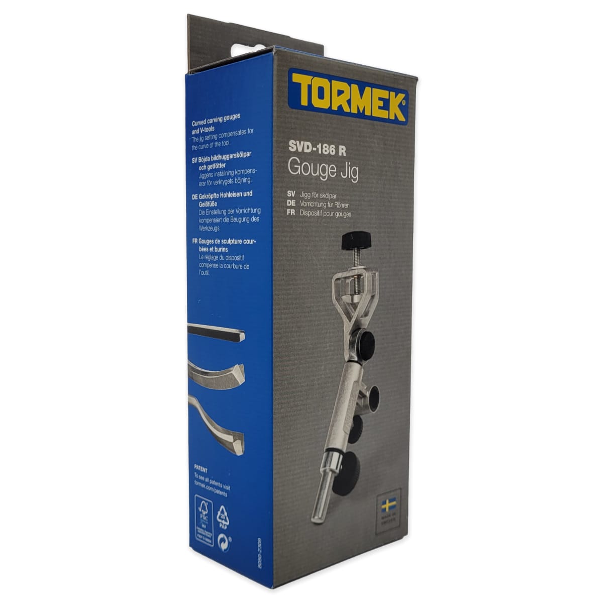 Guia SVD-186 Tormek para Afilado de Gubias para Tallado y Gubias para Torneria5