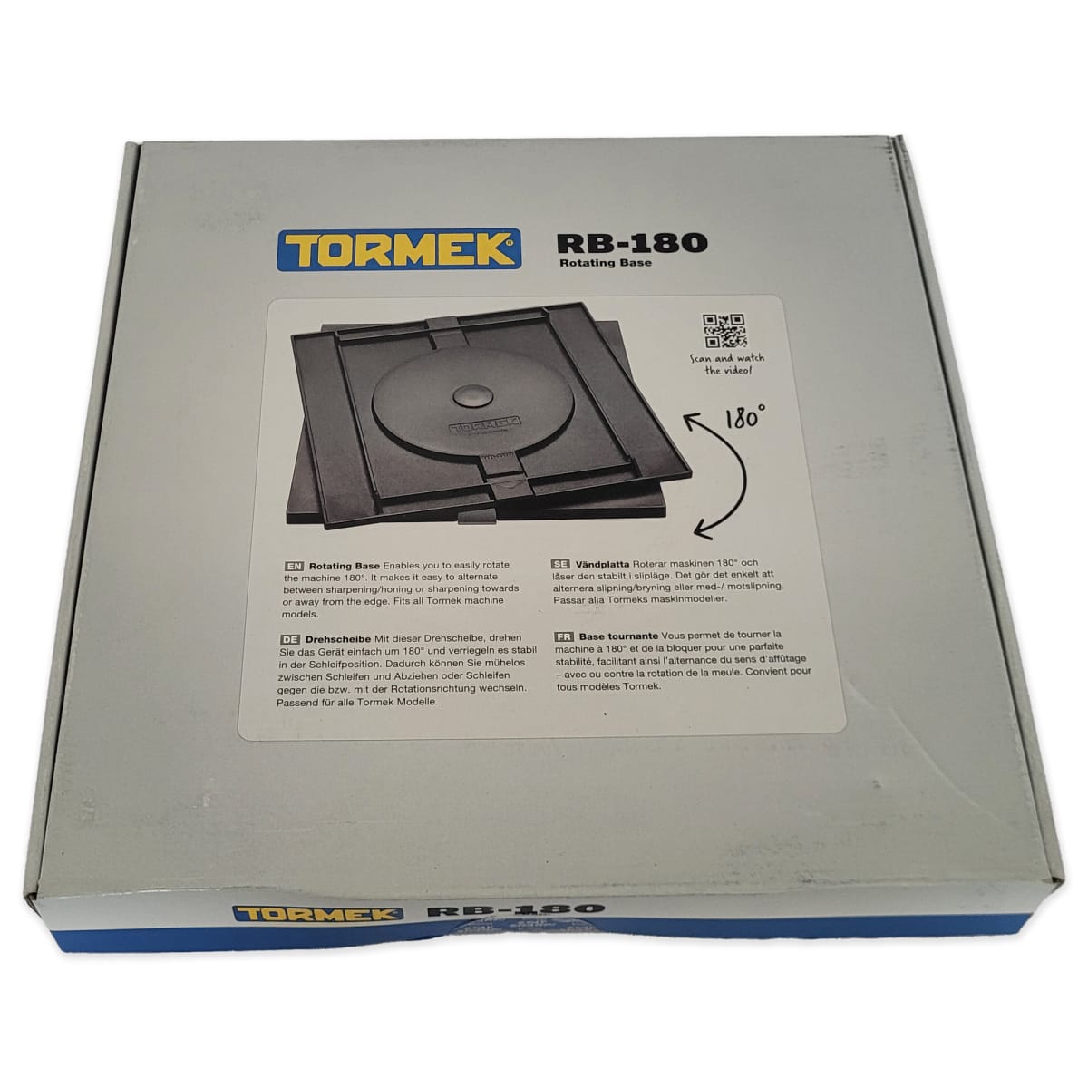 Pack Afiladora Tormek T8 + Kits de Guias HTK-1006 y TNT-808 + Base Giratoria RB-180 GRATIS49