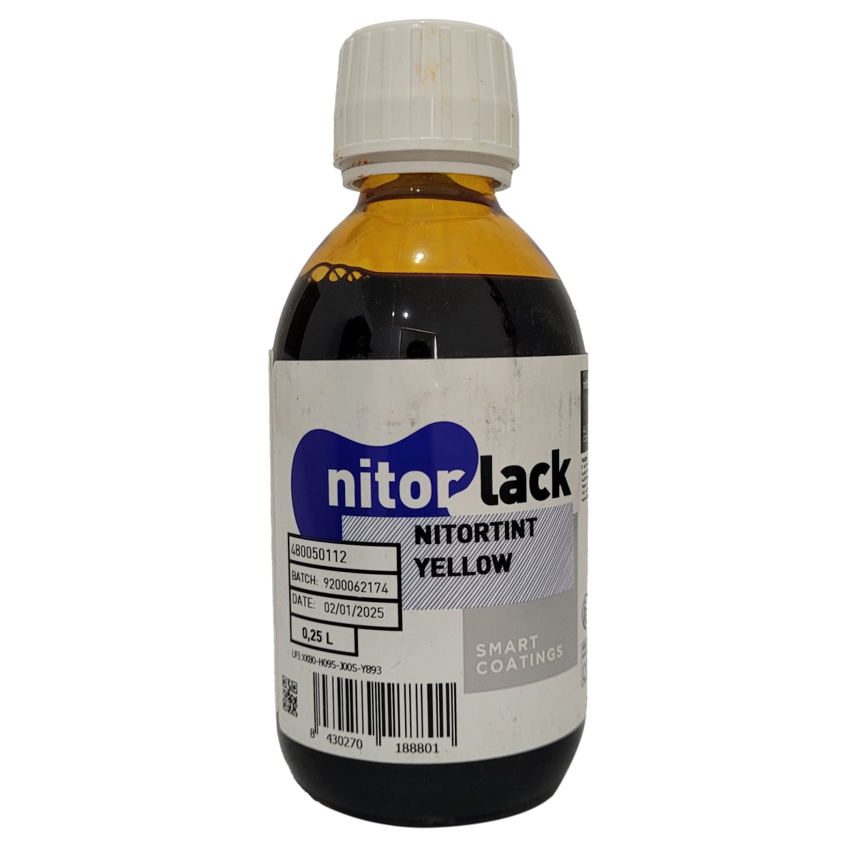 Tinta Nitorlack Amarilla de 250 ml para Madera 0