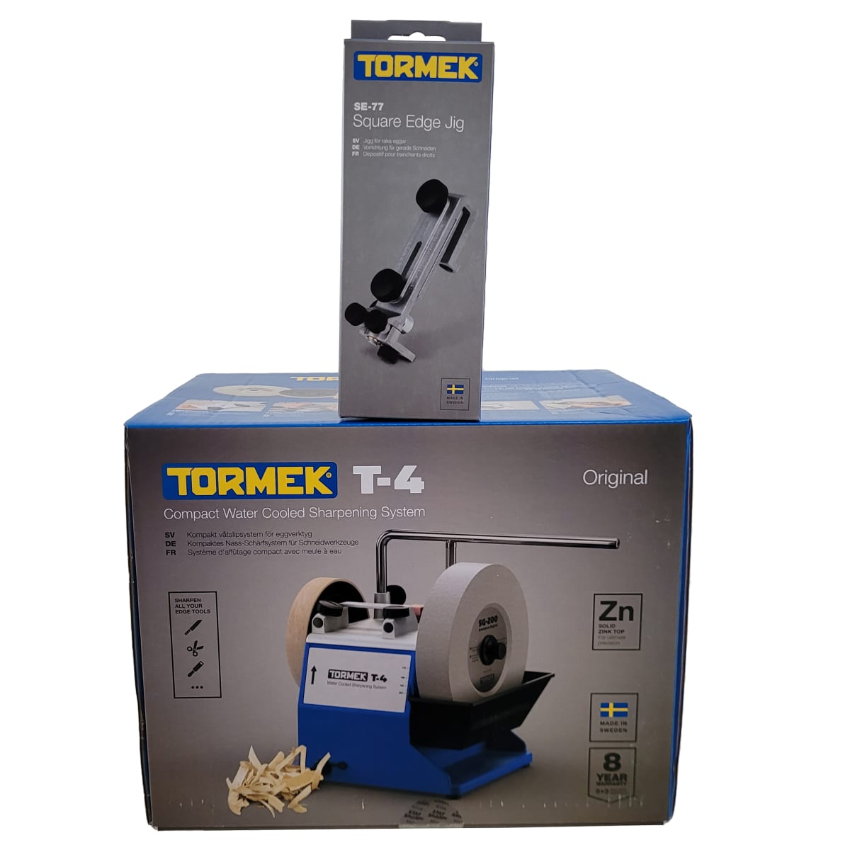 Pack Afiladora Tormek T4 + Guia para Herramientas de Carpinteria SE-772