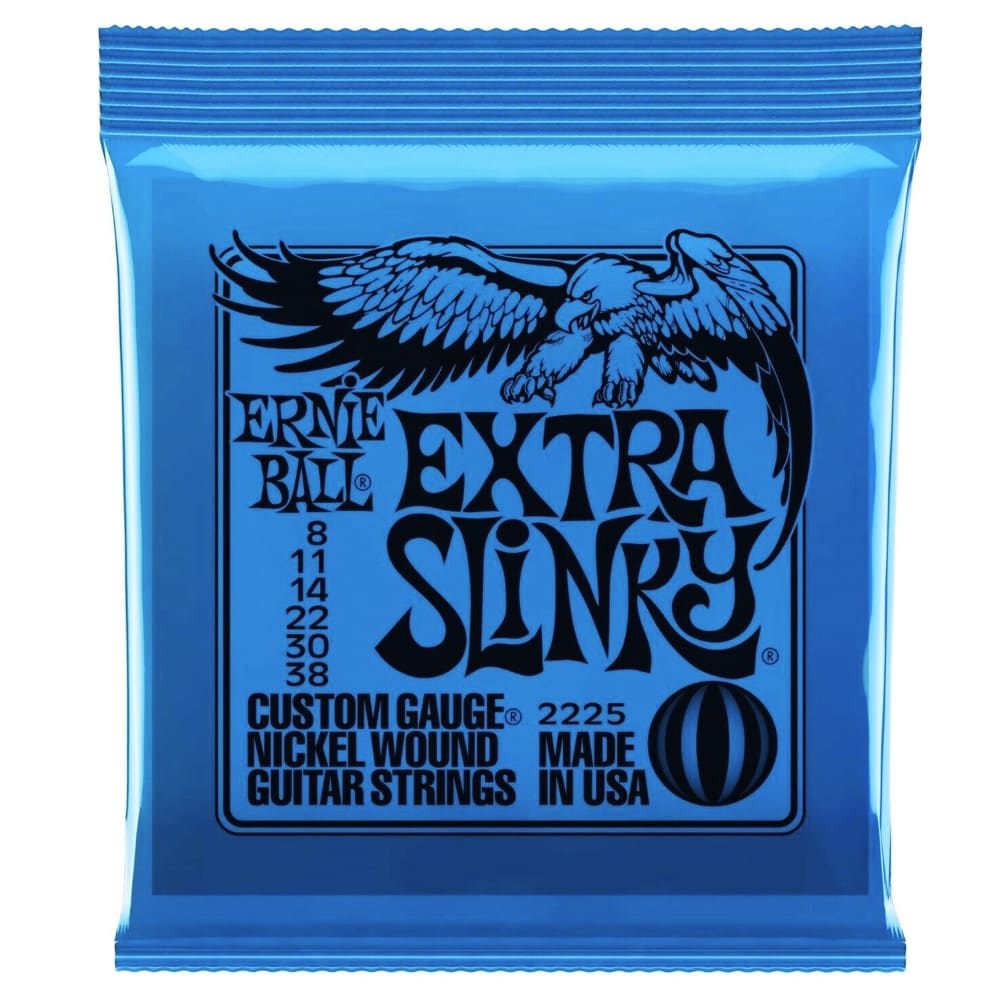 Cuerdas para Guitarra Electrica. 6-String. Extra Slinky .008 - .038 0
