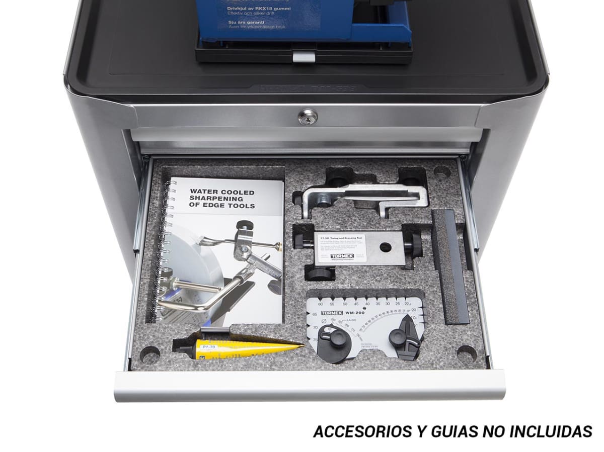 Centro de Afilado Tormek para Organizacion de Accesorios, Guias y Soportes Tormek. Mod: TS-7403