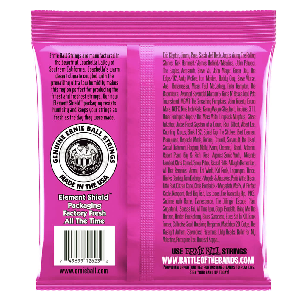 2623 Cuerdas para Guitarra Electrica. 7-String. Super Slinky .009 - .0522