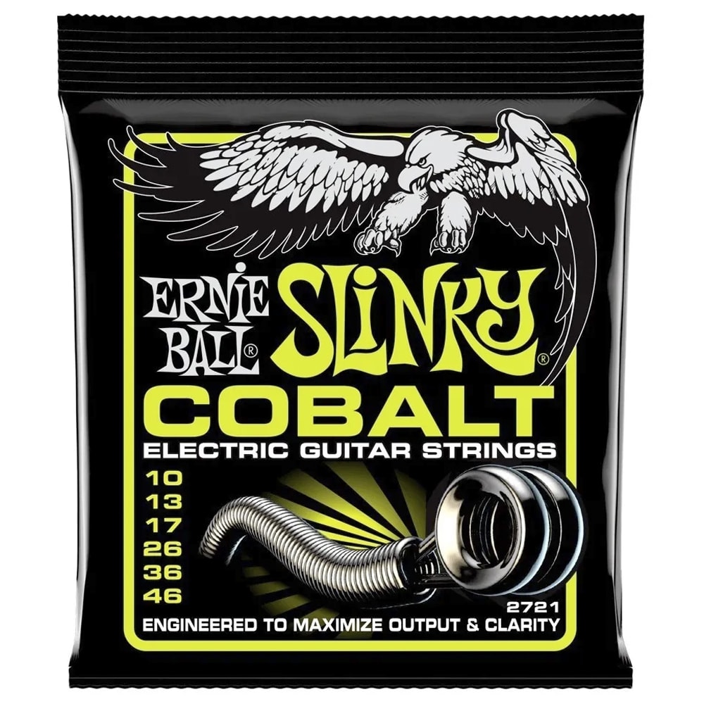 Cuerdas para Guitarra Electrica. 6-String. Slinky Cobalt .010 - .046 0