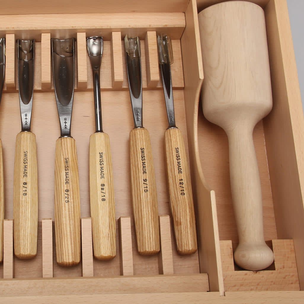 Set de Gubias Pfeil Hbs25 con Maletin para Tallado en Madera (26 pcs)5