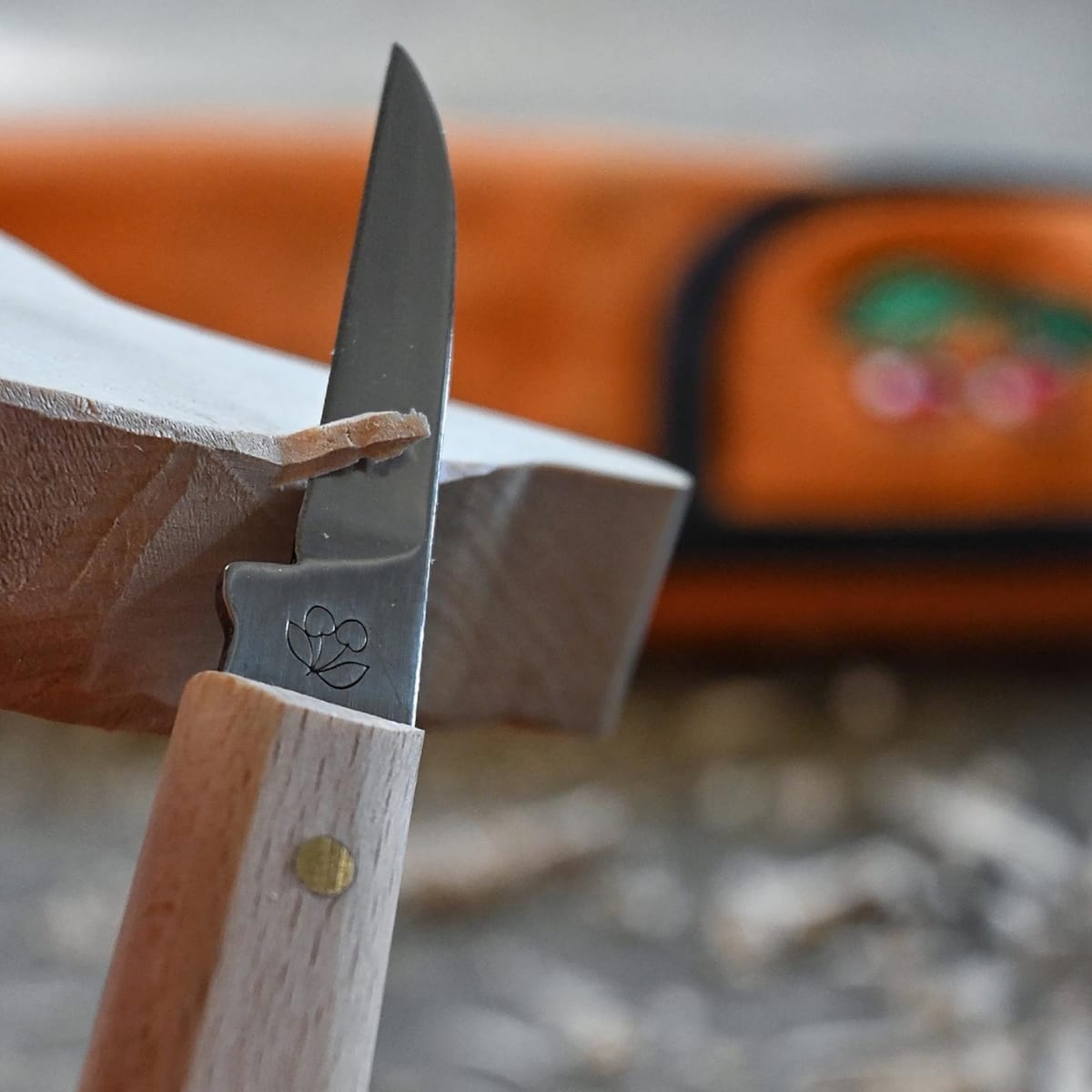 Cuchillo Two Cherries 3358 para Tallado de Madera 0
