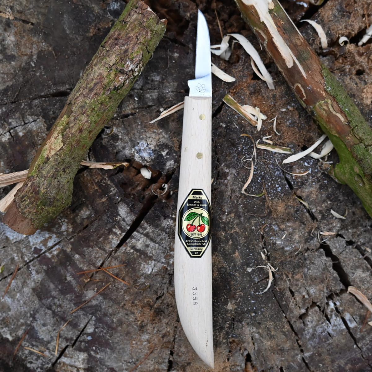 Cuchillo Two Cherries 3358 para Tallado de Madera2