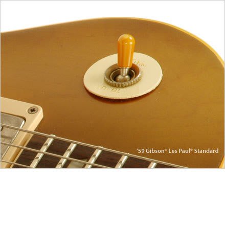 Knob para Selector Switchcraft, amber Item # 3520 Stewmac EEUU Tipo Les Paul, Color Ambar2