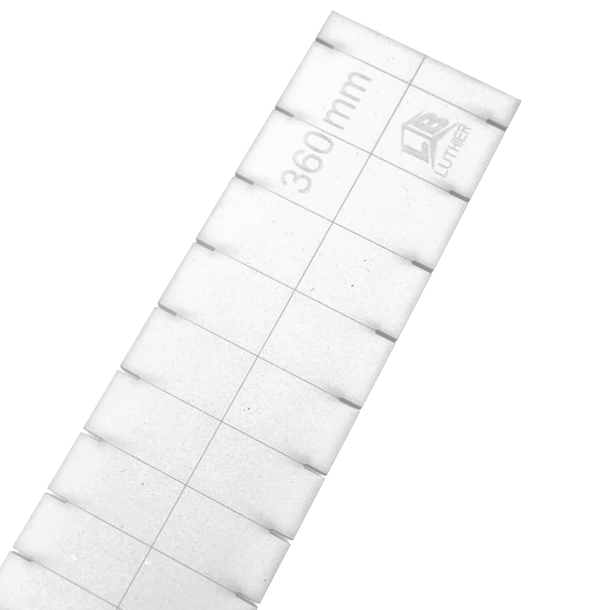 Plantilla en Acrilico para Diapason de Mandolina. Escala 3602