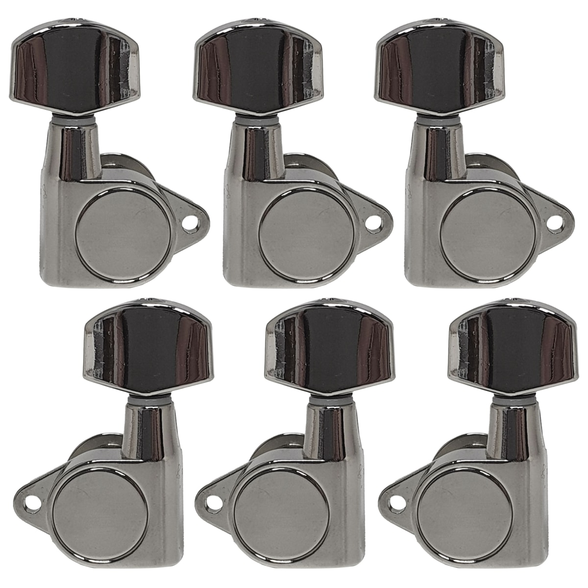 Clavijero 3L-3R para Guitarra Electrica. Mod: GG-101. Chrome 1