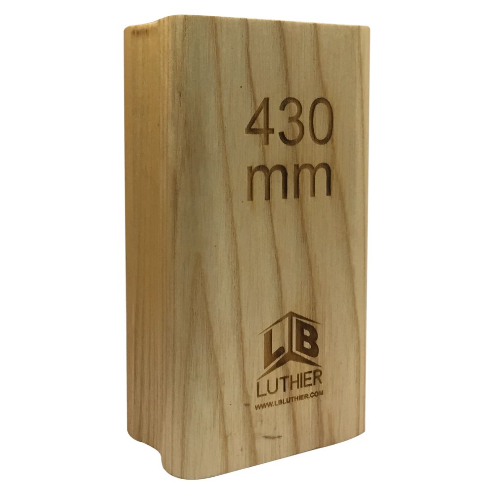 Taco con Radio 430 mm para lijar Diapasón 0