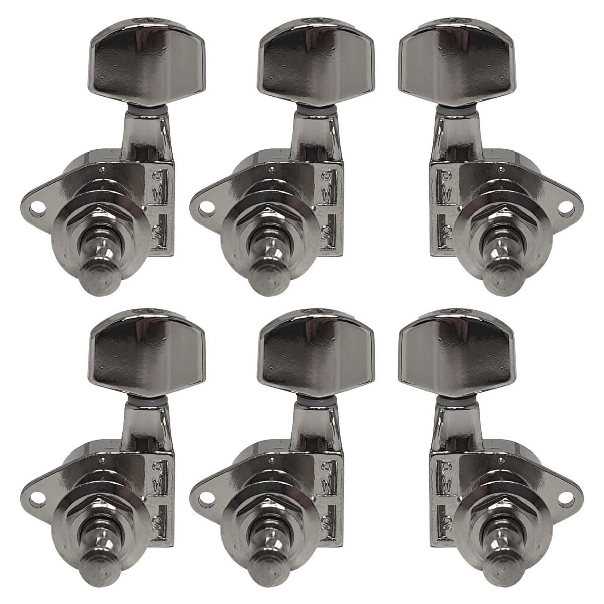 Clavijero 4L-2R para Guitarra Electrica. Mod: GG-101. Chrome2