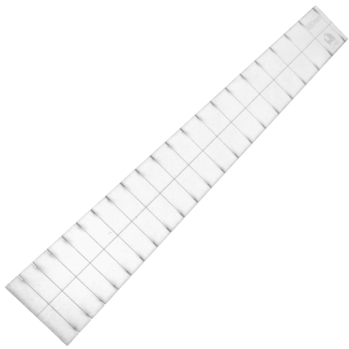 Plantilla en Acrilico para Diapason de Guitarra Clasica. Escala 650 0