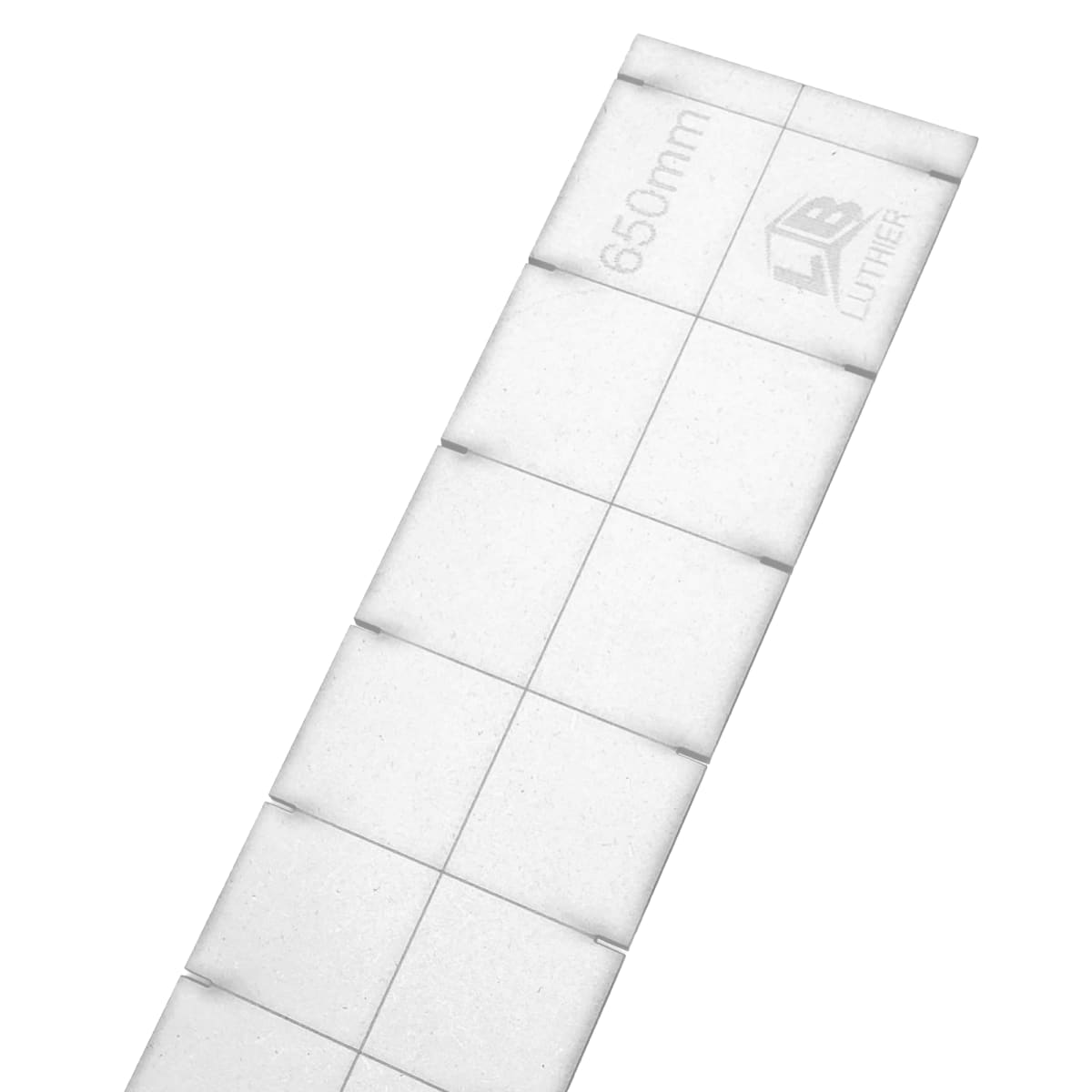 Plantilla en Acrilico para Diapason de Guitarra Clasica. Escala 6502