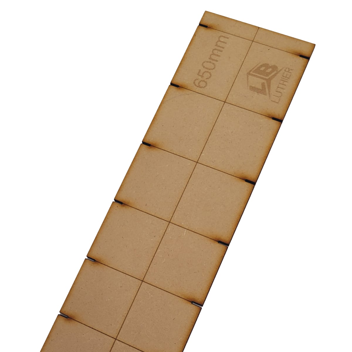 Plantilla en MDF para Diapason de Guitarra Clasica. Escala 650 0
