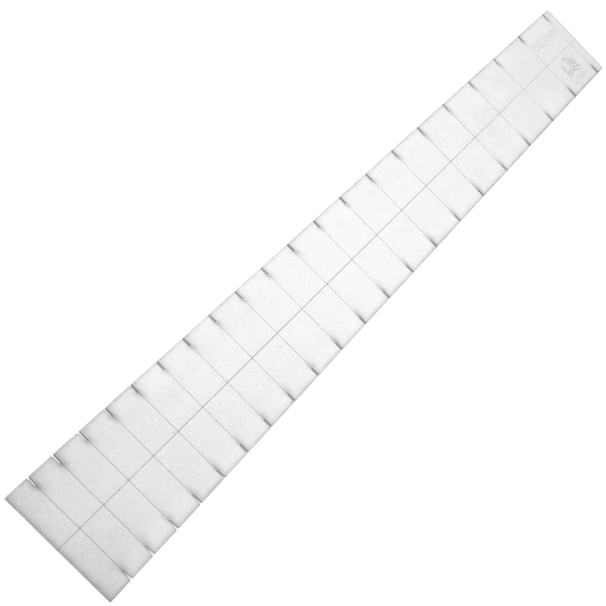Plantilla en Acrilico para Diapason de Guitarra Clasica. Escala 660 1