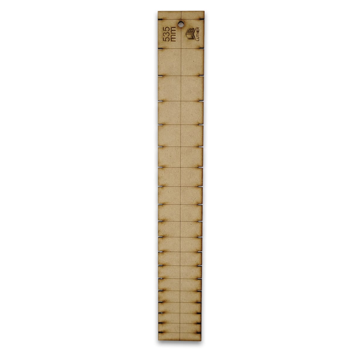 Plantilla en MDF para Diapason Escala 535 mm2