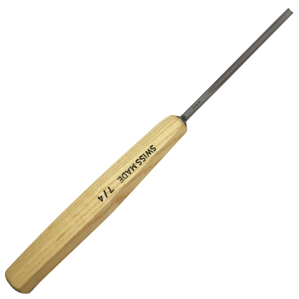 Gubia No 7 Semi Curva de 4 mm de ancho 1
