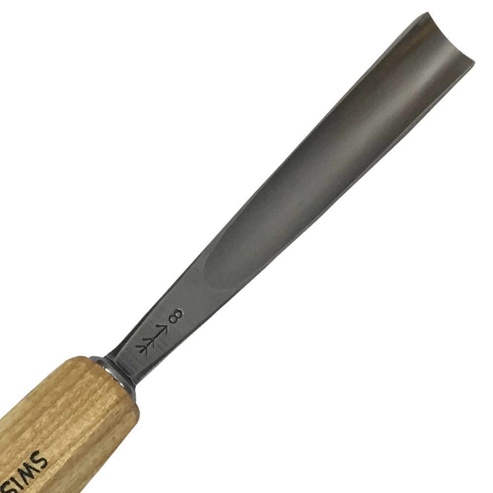 Gubia No 8L Semi Curva de 16 mm de ancho para hacer Cuchara o Cuenco2
