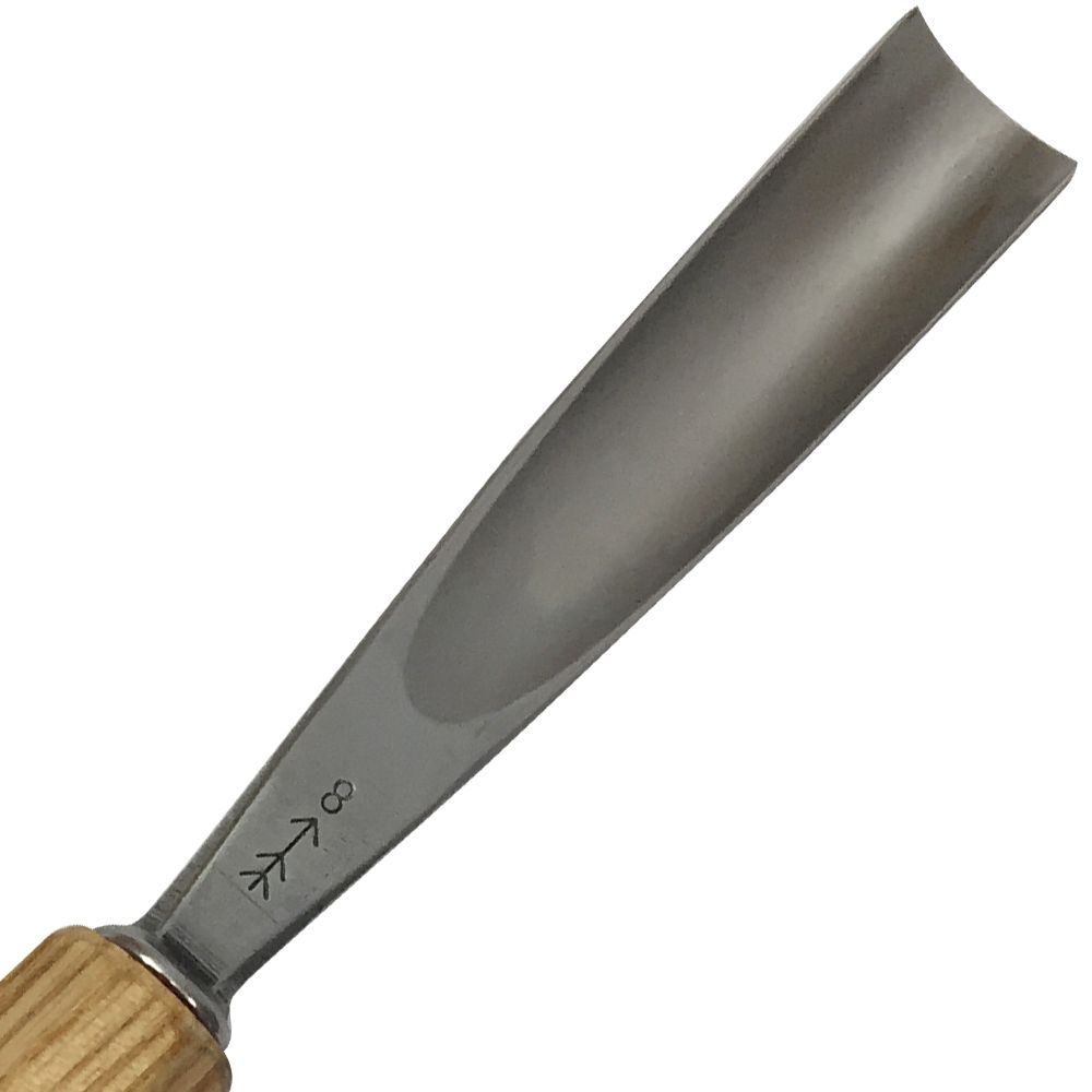 Gubia No 8L Semi Curva de 20 mm de ancho para hacer Cuchara o Cuenco2