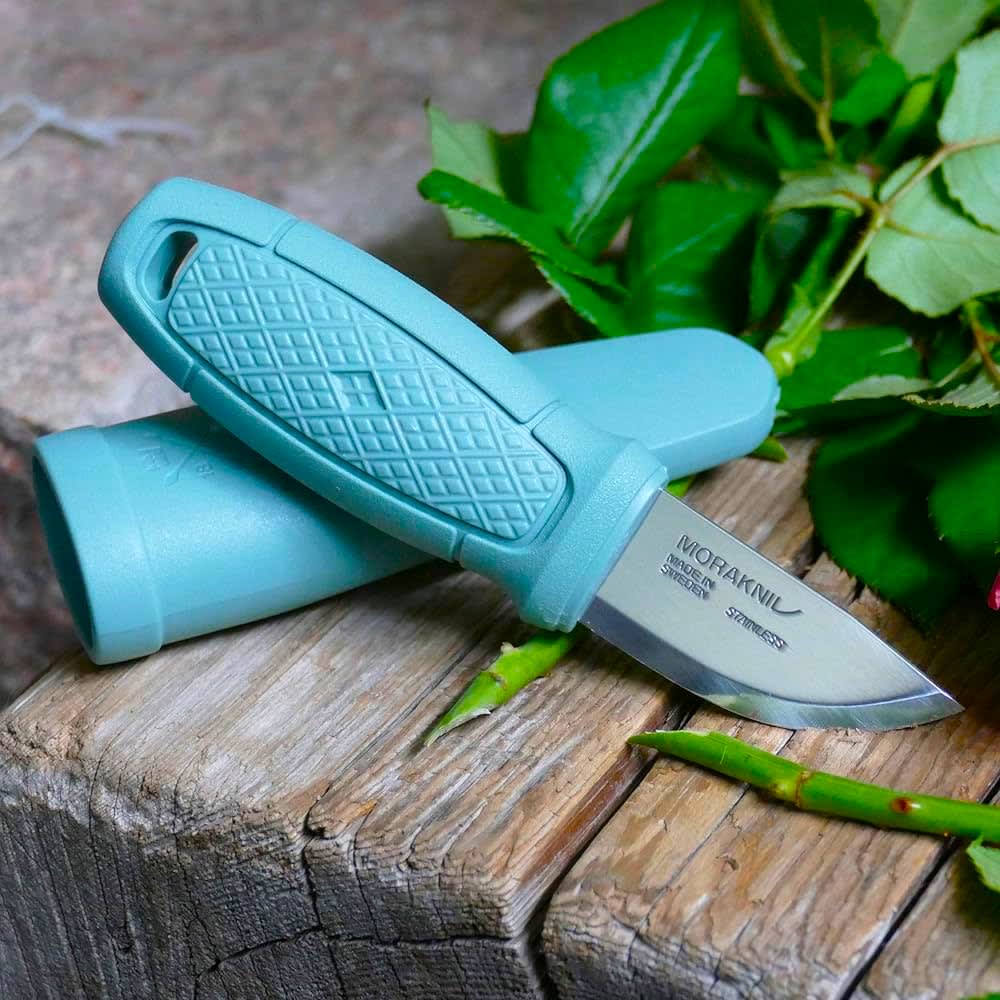 Cuchillo Morakniv 13898 Eldris LightDuty™ (S) Acero Inoxidable Color Mint Green4