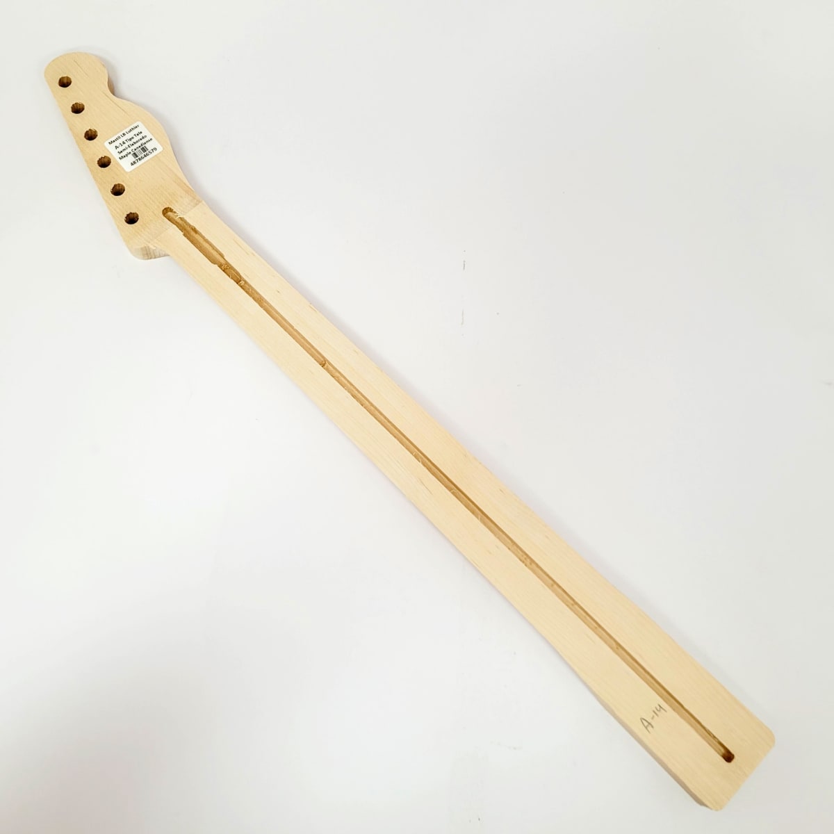 Mastil LB Luthier A-14 Tipo Tele Semi Elaborado de Maple Canadiense Especial 0