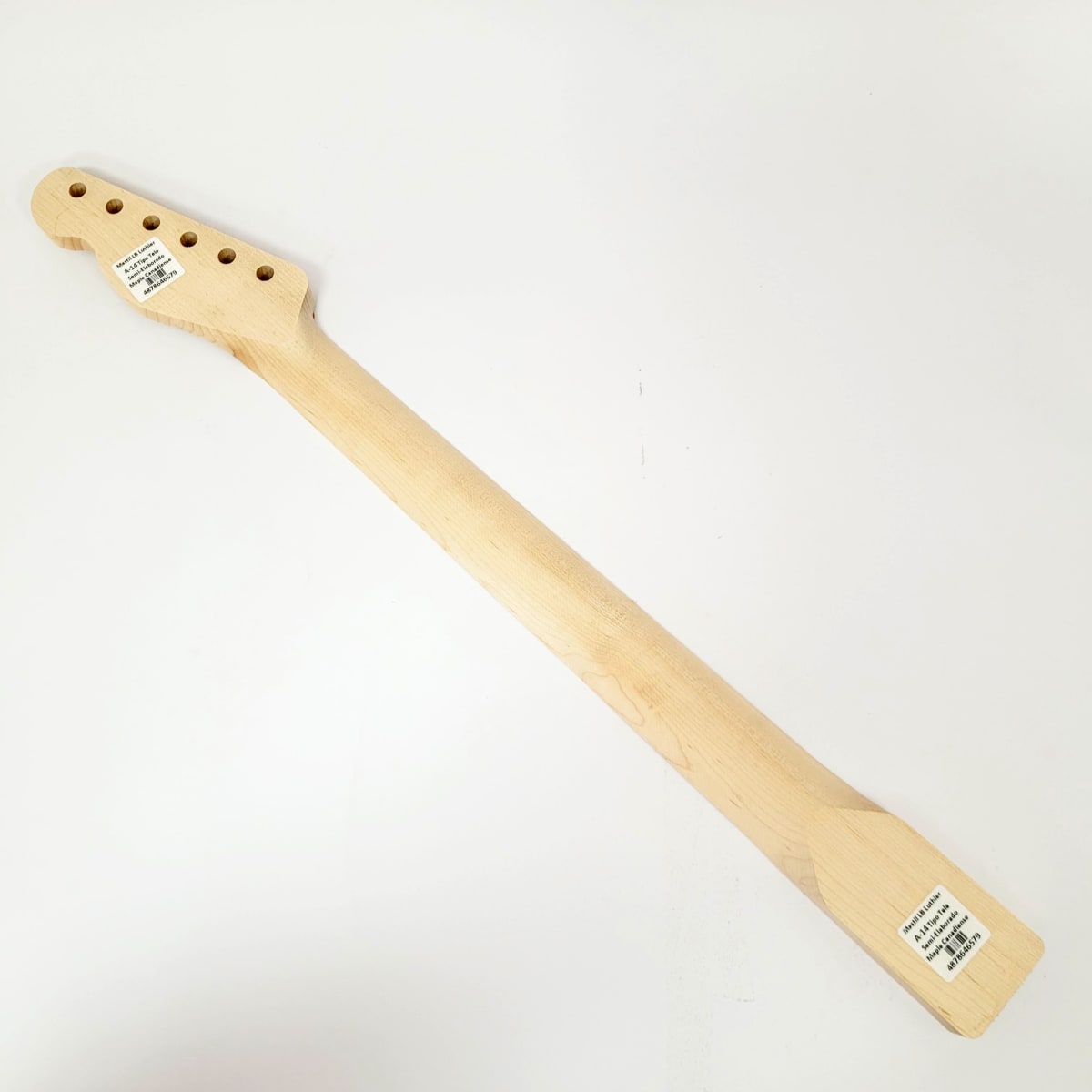 Mastil LB Luthier A-14 Tipo Tele Semi Elaborado de Maple Canadiense Especial4
