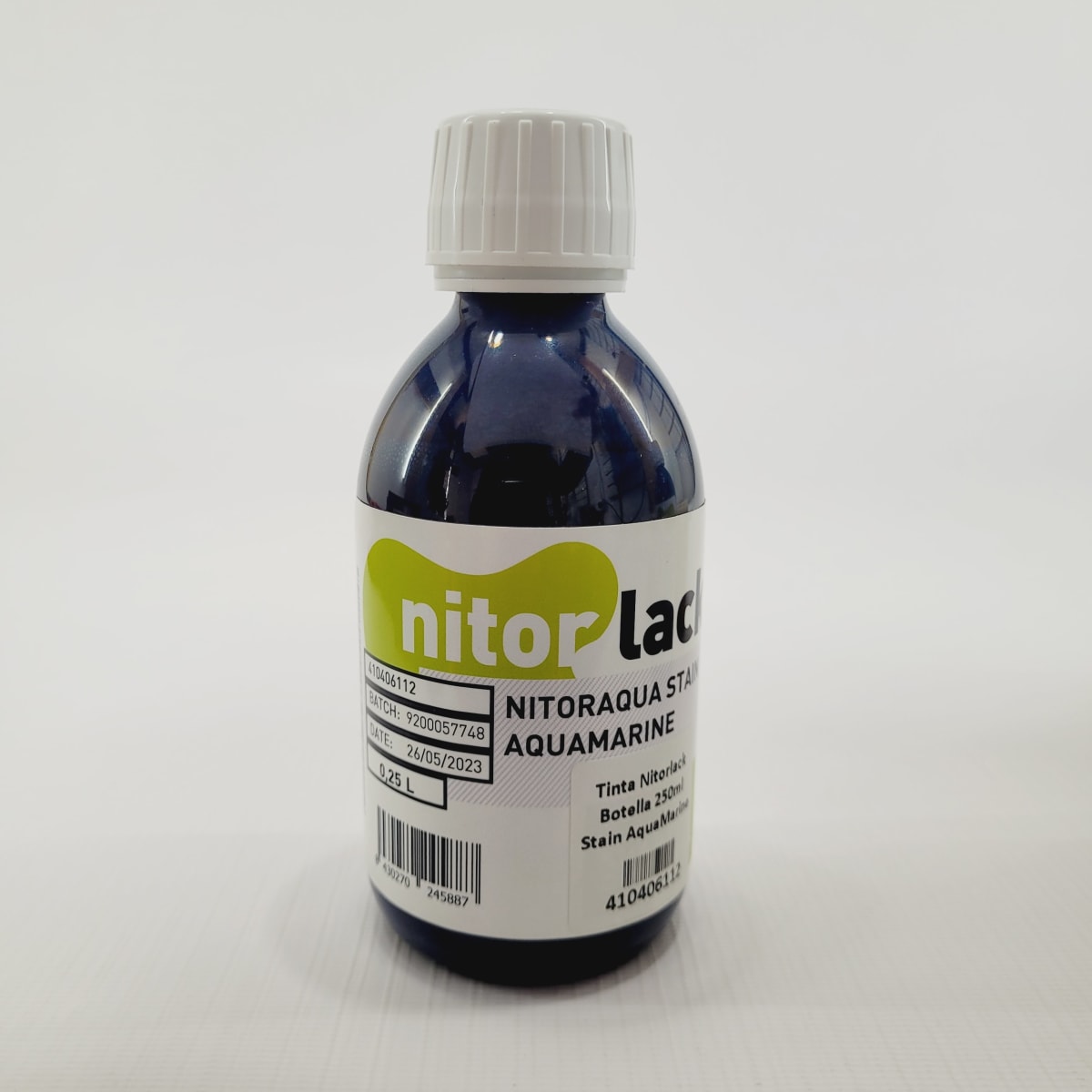 Tinta Stain AquaMarine NitorAqua by Nitorlack de 250 ml para Madera4