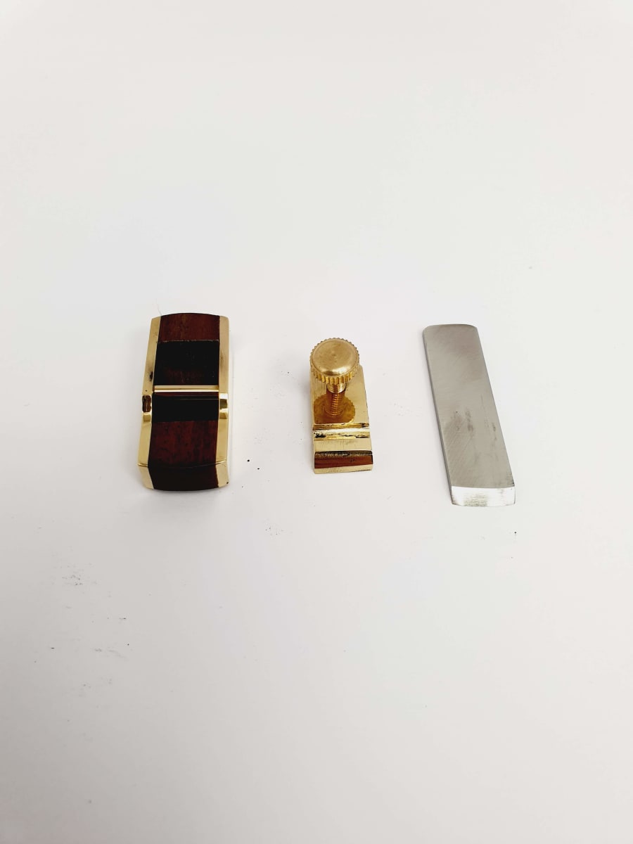 Mini Cepillo de Bronce-Ebano de 36 mm con Base Curva7