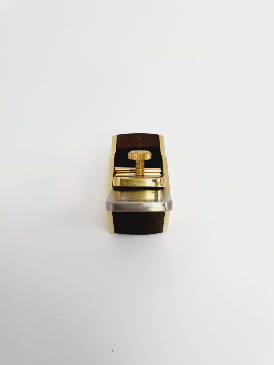 Mini Cepillo de Bronce-Ebano de 52 mm con Base Curva5