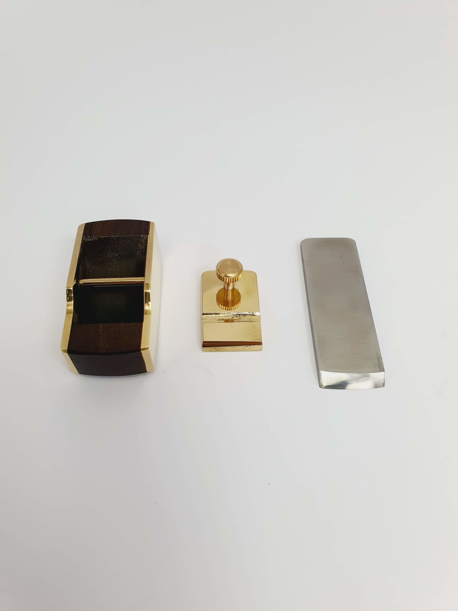 Mini Cepillo de Bronce-Ebano de 52 mm con Base Curva7