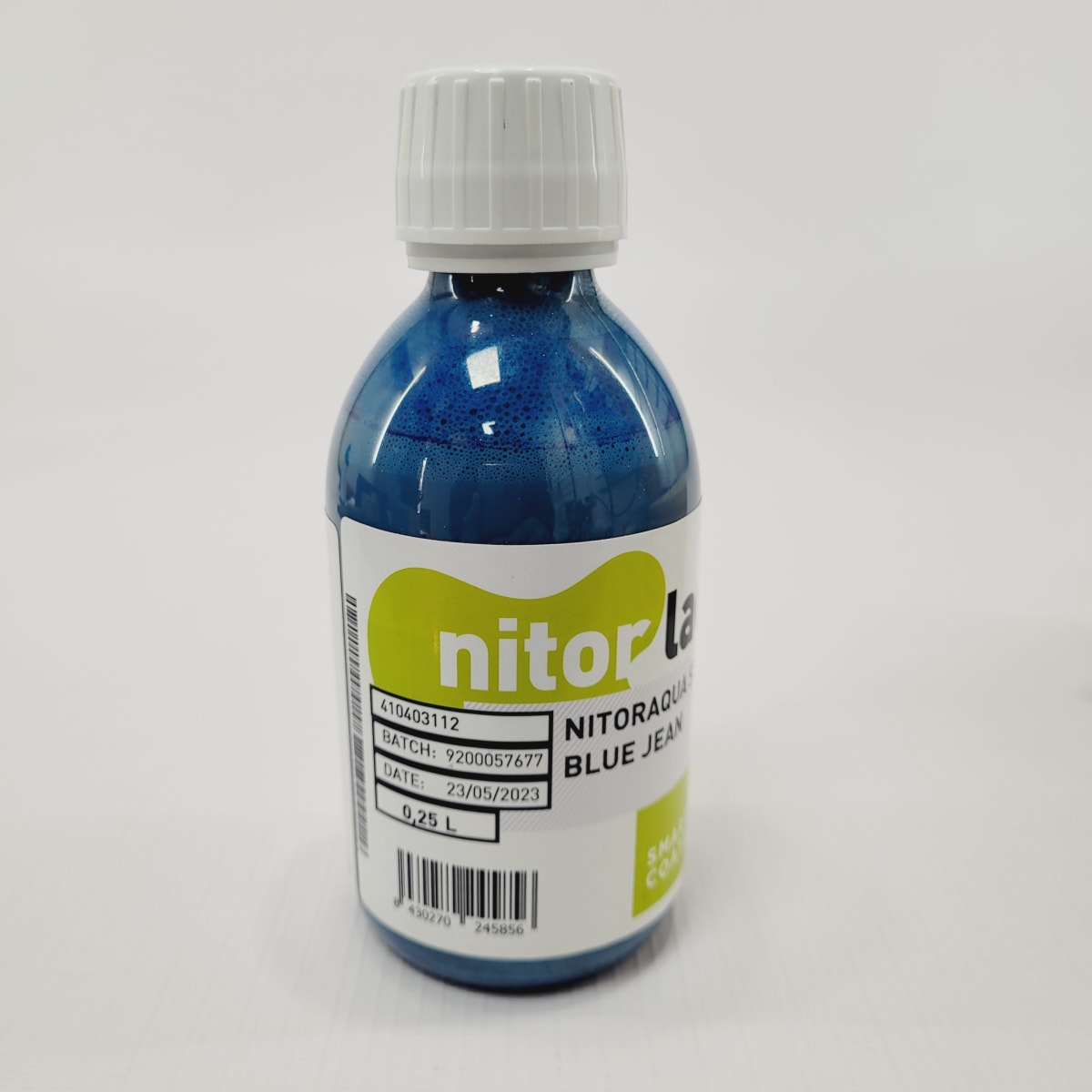 Tinta Stain Blue Jean NitorAqua by Nitorlack de 250 ml para Madera3
