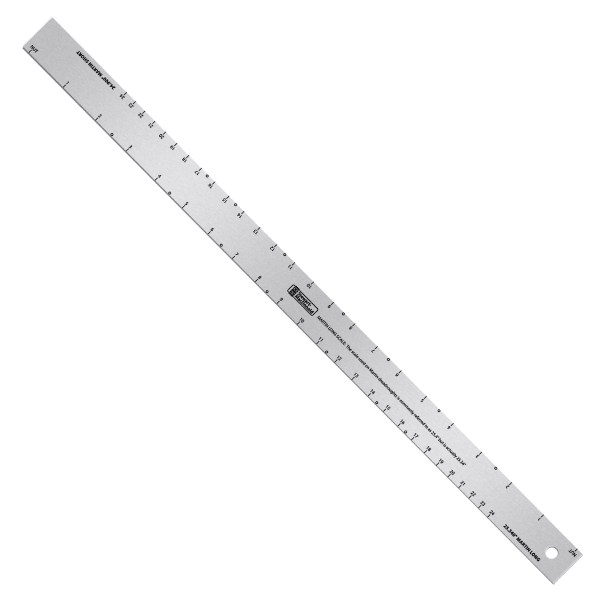 Set de 3 Reglas de Escala Gibson /Fender / PRS / Classical Ruler, Martin / Mandolin  Stewmac EEUU Mod: 08066