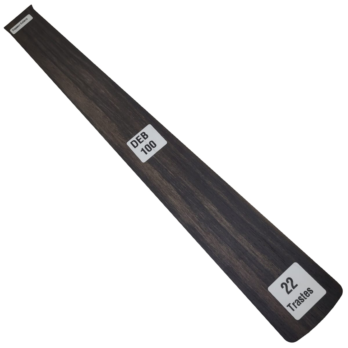 Diapason Ranurado Unico DEB-100 de Ebano Africano Especial para Guitarra Escala 25.5