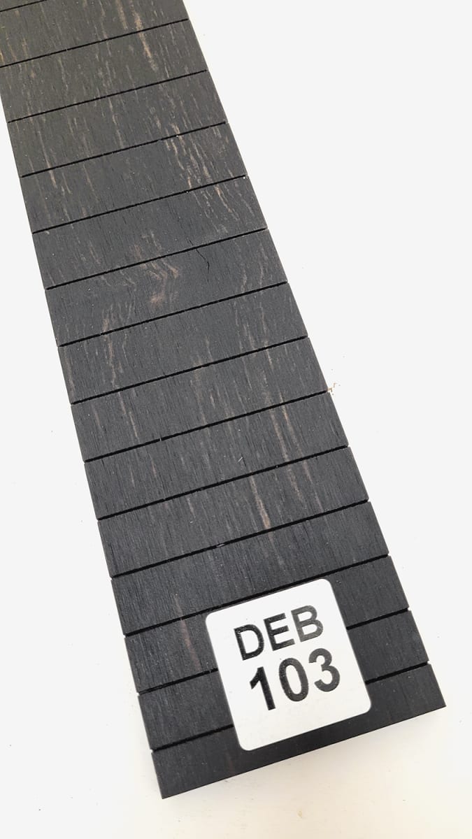 Diapason Ranurado Unico REF: DEB-103 de Ebano para Guitarra Clasica2